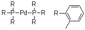 CAS 登录号：69861-71-8, 双[三(2-甲基苯基)膦]钯