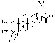 CAS # 6989-24-8, Bayogenin, (2beta,3beta,4alpha)-2,3,23-Trihydroxy-olean-12-en-28-oic acid