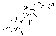 CAS # 69926-31-4, (3beta,6alpha,12beta,24R)-20,24-Epoxydammarane-3,6,12,25-tetrol