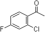 structure of CAS# 700-35-6, 2'-氯-4'-氟苯乙酮