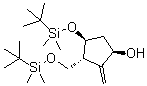 CAS # 701278-56-0, (1R,3R,4S)-4-[[(1,1-Dimethylethyl)dimethylsilyl]oxy]-3-[[[(1,1-dimethylethyl)dimethylsilyl]oxy]methyl]-2-methylenecyclopentanol