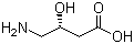 structure of CAS# 7013-07-2, (R)-(-)-4-氨基-3-羟基丁酸