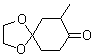 CAS 登录号：702-69-2, 7-甲基-1,4-二氧杂螺[4.5]癸烷-8-酮