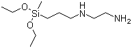 CAS # 70240-34-5, N-[3-(Diethoxymethylsilyl)propyl]ethylenediamine, (3-((2-Aminoethyl)amino)propyl)diethoxy(methyl)silane, N-(2-Aminoethyl)-3-aminopropylmethyldiethoxysilane