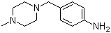 structure of CAS# 70261-82-4, 4-[(4-Methylpiperazin-1-yl)methyl]aniline