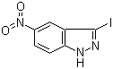 structure of CAS# 70315-69-4, 3-Iodo-5-nitro-1H-indazole