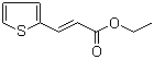 structure of CAS# 70326-81-7, (E)-3-(2-噻吩基)丙烯酸乙酯