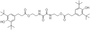 structure of CAS# 70331-94-1, (1,2-Dioxoethylene)bis(iminoethylene) bis(3-(3,5-di-tert-butyl-4-hydroxyphenyl)propionate)