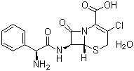 structure of CAS# 70356-03-5, Cefaclor monohydrate