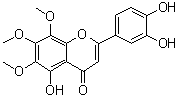 structure of CAS# 70360-12-2, 毒马草黄酮