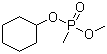 structure of CAS# 7040-52-0, 甲基膦酸环己基甲基酯