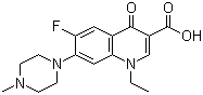 structure of CAS# 70458-92-3, 培氟沙星