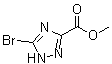 structure of CAS# 704911-47-7, 5-溴-1H-1,2,4-三唑-3-羧酸甲酯