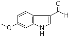 structure of CAS# 70555-46-3, 6-Methoxy-1H-indole-3-carbaldehyde