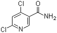 structure of CAS# 70593-57-6, 4,6-二氯吡啶烟酰胺