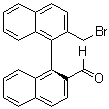 structure of CAS# 705931-79-9, (1R)-2'-(溴甲基)[1,1'-联萘]-2-甲醛