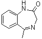 structure of CAS# 70656-87-0, 1,3-二氢-5-甲基-2H-1,4-苯并二氮杂卓-2-酮