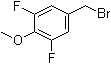structure of CAS# 706786-42-7, 5-(溴甲基)-1,3-二氟-2-甲氧基苯
