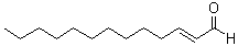 CAS # 7069-41-2, (2E)-2-Tridecenal, (2E)-Tridec-2-enal, (E)-2-Tridecanal, (E)-2-Tridecenal, 2-trans-Tridecenal, trans-2-Tridecenal
