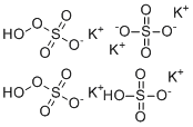 过一硫酸氢钾复合盐分子结构 (CAS 70693-62-8)