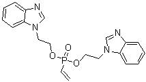 CAS # 70745-16-3, Ethenylphosphonic acid bis[2-(1H-benzimidazol-1-yl)ethyl] ester