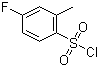 CAS 登录号：7079-48-3, 4-氟-2-甲基苯磺酰氯