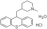 structure of CAS# 7081-40-5, 美噻吨盐酸盐一水合物