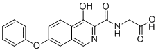 structure of CAS# 708263-68-7, Roxadustat Desmethyl