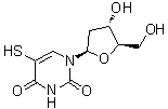 CAS 登录号：7085-54-3, 5-巯基-2'-脱氧尿苷