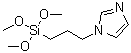 structure of CAS# 70851-51-3, N-(Trimethoxysilylpropyl)imidazole
