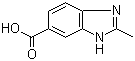 CAS 登录号：709-19-3, 2-甲基-3H-苯并咪唑-5-羧酸