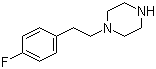 structure of CAS# 70931-33-8, 1-[2-(4-氟苯基)乙基]哌嗪