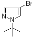 structure of CAS# 70951-85-8, 4-Bromo-1-tert-butylpyrazole