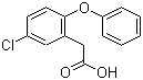 structure of CAS# 70958-20-2, 2-(5-氯-2-苯氧基苯基)乙酸