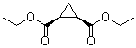 cis-1,2-Cyclopropanedicarboxylic acid diethyl ester molecular structure (CAS 710-43-0)