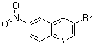 structure of CAS# 7101-95-3, 3-溴-6-硝基喹啉