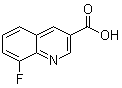 structure of CAS# 71082-53-6, 8-氟-3-喹啉羧酸
