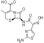 CAS # 71091-93-5, (6R,7R)-7-[[(2Z)-2-(2-Amino-4-thiazolyl)-2-(hydroxyimino)acetyl]amino]-3-methyl-8-oxo-5-thia-1-azabicyclo[4.2.0]oct-2-ene-2-carboxylic acid