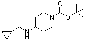 CAS # 710973-92-5, 1,1-Dimethylethyl 4-[(cyclopropylmethyl)amino]piperidine-1-carboxylate