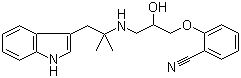structure of CAS# 71119-11-4, Bucindolol