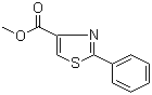 2-苯基噻唑-4-羧酸甲酯分子结构 (CAS 7113-02-2)