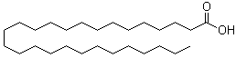 Heptacosanoic acid molecular structure (CAS 7138-40-1)