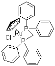 structure of CAS# 71397-33-6, (环戊二烯基)[双(二苯基膦)甲烷]氯化钌
