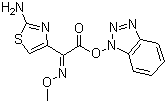 CAS 登录号：71445-20-0, 羟基苯并三氮唑活性酯, 1-[2-(Z)-甲氧亚氨基-2-(2-氨基噻唑-4-基)乙酰氧基]苯并三氮唑