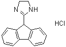 CAS 登录号：7150-11-0, 2-(9H-芴-9-基)-4,5-二氢-1H-咪唑单盐酸盐