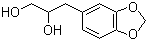 CAS # 7154-01-0, Safrolglycol, 2',3'-Dihydro-2',3'-dihydroxysafrole, 3-(3,4-Methylenedioxyphenyl)-1,2-propanediol, NSC 43297