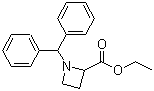 CAS # 71556-64-4, 1-Benzhydrylazetidine-2-carboxylic acid ethyl ester, 1-(Diphenylmethyl)-2-azetidinecarboxylic acid ethyl ester