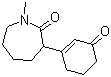 structure of CAS# 71556-70-2, 六氢-1-甲基-3-(3-氧代-1-环己烯-1-基)-2H-氮杂卓-2-酮