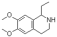 CAS # 71627-27-5, 1-Ethyl-1,2,3,4-tetrahydro-6,7-dimethoxyisoquinoline