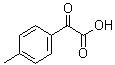 CAS # 7163-50-0, 4-Methyl-alpha-oxobenzeneacetic acid, 2-(4-Methylphenyl)-2-oxoacetic acid, 2-Oxo-2-(4-methylphenyl)acetic acid, 2-Oxo-2-(p-tolyl)acetic acid, 4-Methylbenzoylformic acid, 4-Methylphenylglyoxylic acid, p-Methylbenzoylformic acid